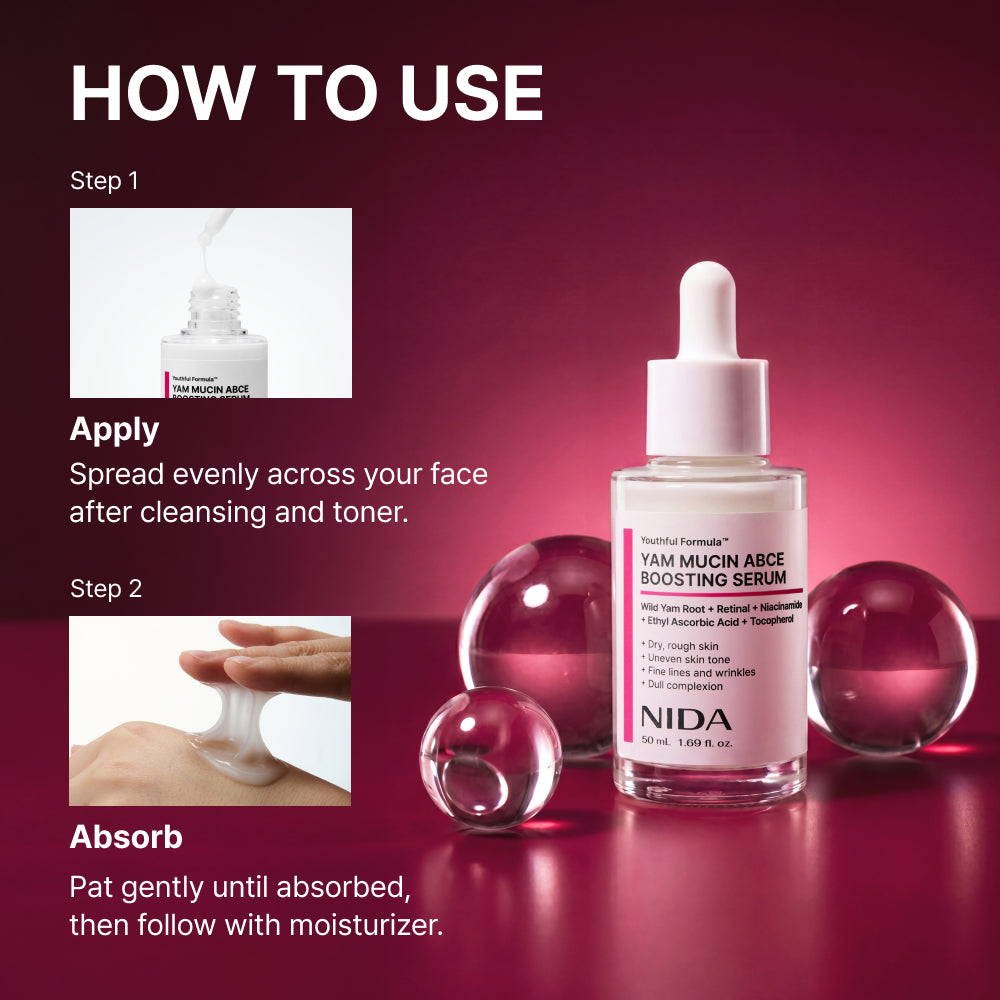 Youthful Formula? Yam Mucin  ABCE Boosting  serum