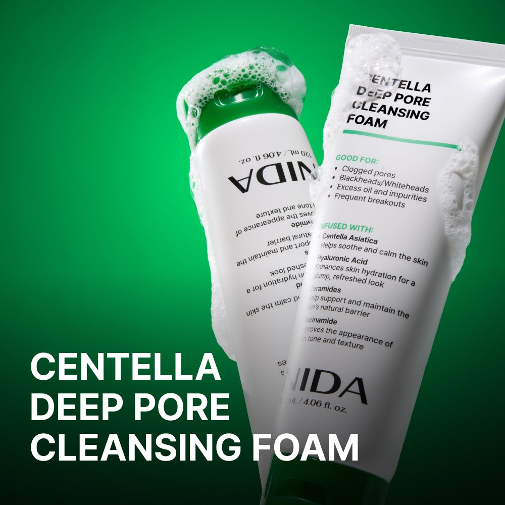 SkinShield Centella Deep Pore Cleansing Foam