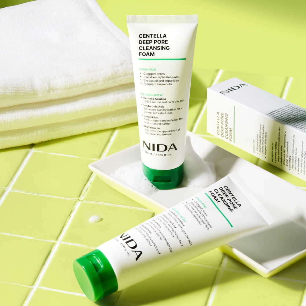 SkinShield Centella Deep Pore Cleansing Foam