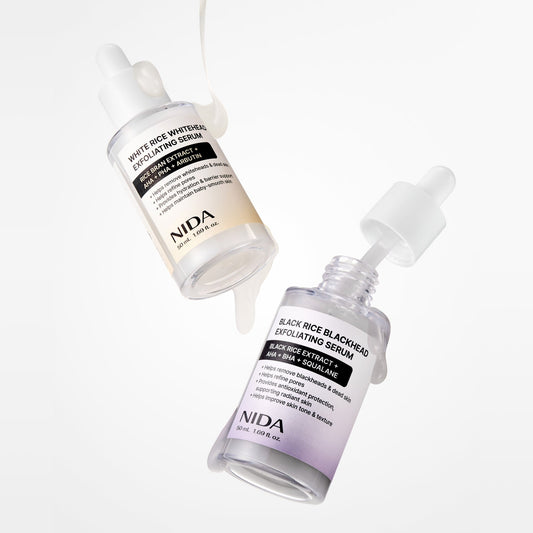 SkinShield White Black Exfoliating Serum Duo Bundle
