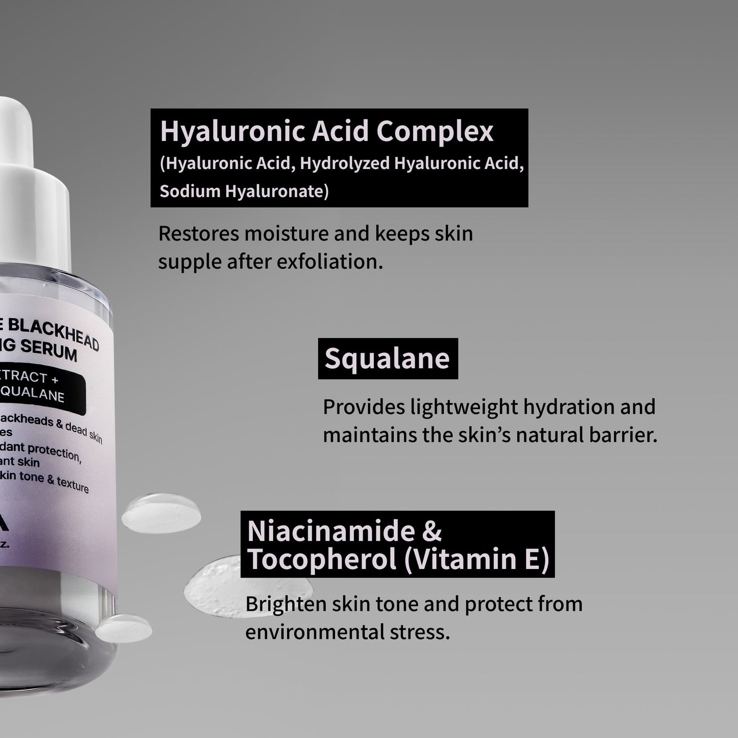 SkinShield Black Rice Blackhead Exfoliating Serum